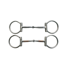 SS Brushed D-Ring Snaffle - Copper Inlay - 5 '' oder 5,5 '' Breite