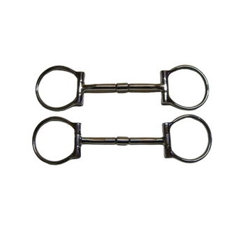 SS B. Allen D-Ring Snaffle - 5'' oder 5,5'' - Stainless Steel mit Kupfereinlage