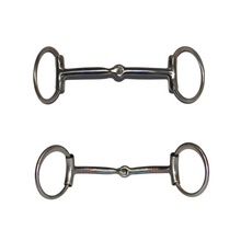 FG SS Brushed Ring Snaffle - Sleeves - Curved - #255098
