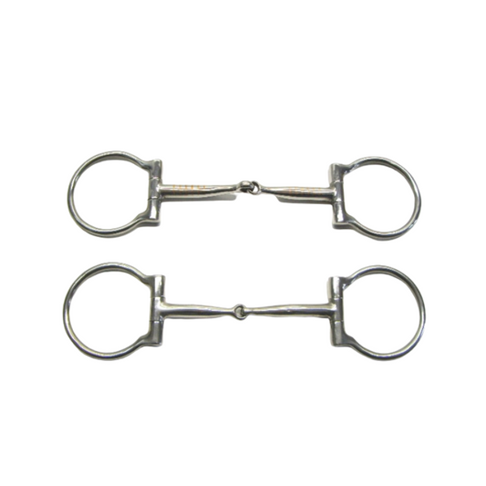 SS D-Ring Snaffle - Copper Inlay - 5 '' oder 5,5 '' Breite (255740)