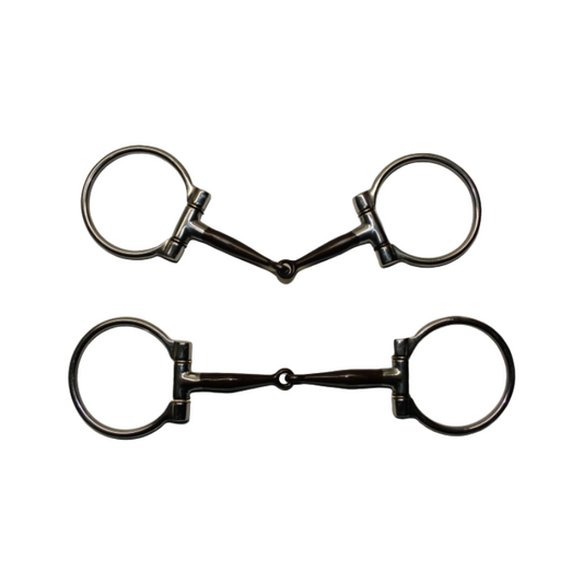 H.L. SS / BS D-Ring Snaffle Bit - 5 '' od. 5,5 ''