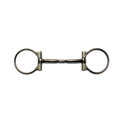 "KS" SS B. Allen D-Ring Snaffle – SS Roller - 5 '' oder 5,5 '' Breite (20441)