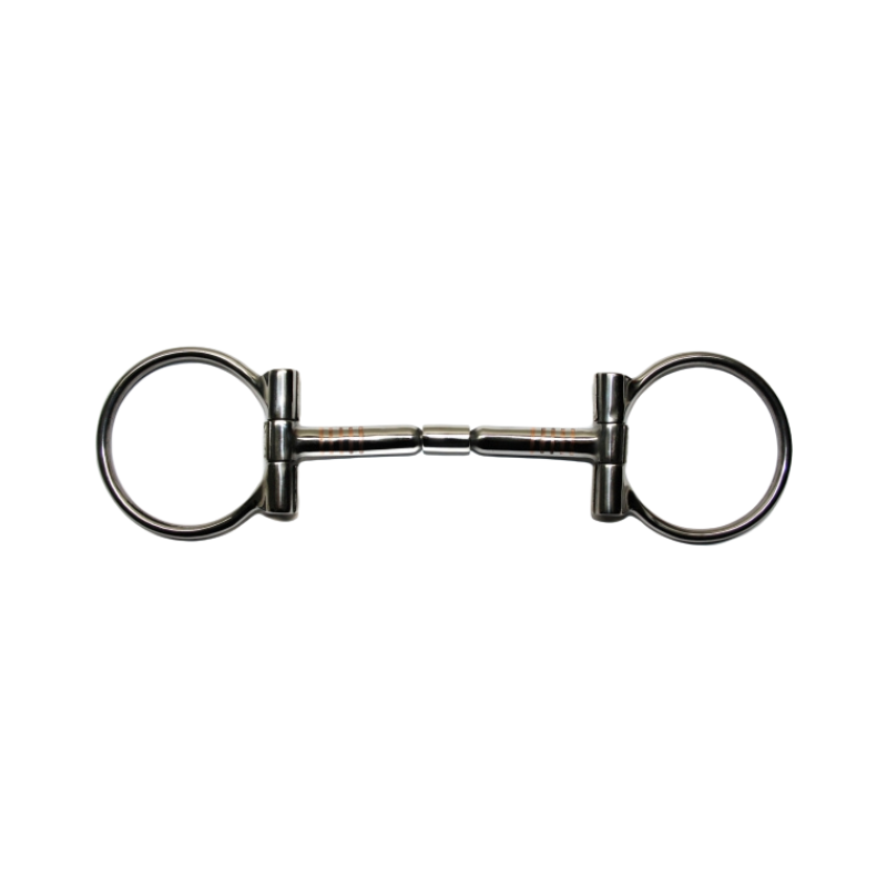 "KS" SS B. Allen D-Ring Snaffle – SS Roller - 5 '' oder 5,5 '' Breite (20441)