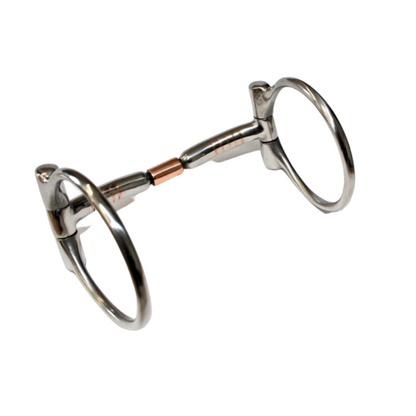 "KS" SS B. Allen D-Ring Snaffle – Copper Roller – 5´´ & 5,5´´ (20443)