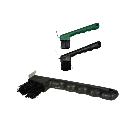 Hufkratzbürste - "Huf-Pick" - SS Kratzer - SCHWARZ