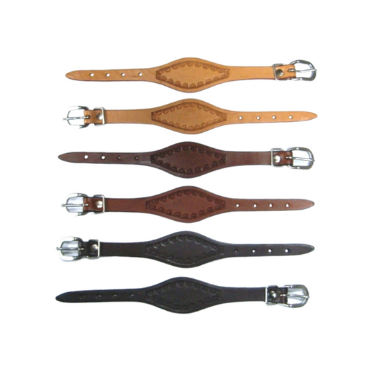 Hobble Strap´s - US Leder – Punziert - WX-7016 - Paarweise