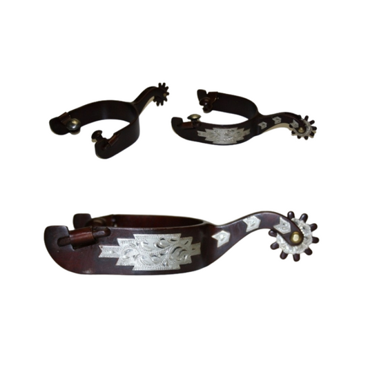 KY Show Sporen - Braun mit Silver - Typ 4