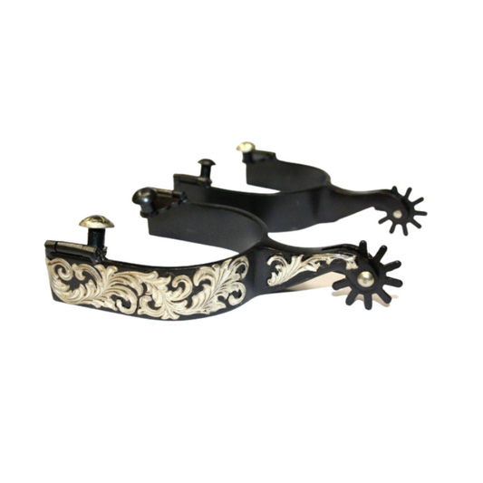 KY Show Sporen - Black mit Silver