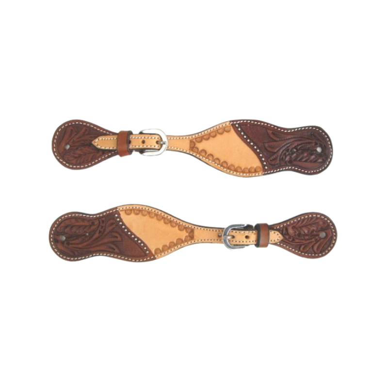 Sporenriemen - Two Tone Leather Set - #45 - #E-131