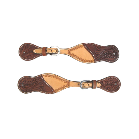 Sporenriemen - Two Tone Leather Set - #45 - #E-131