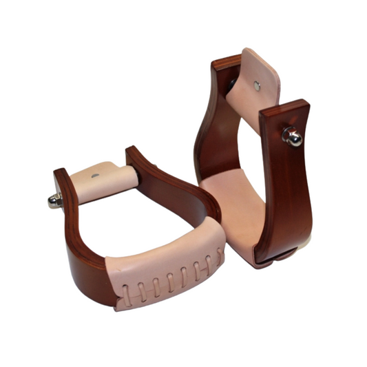 Holzbügel - Standard - lackiert - Flat Bottom 1 1/2 ''