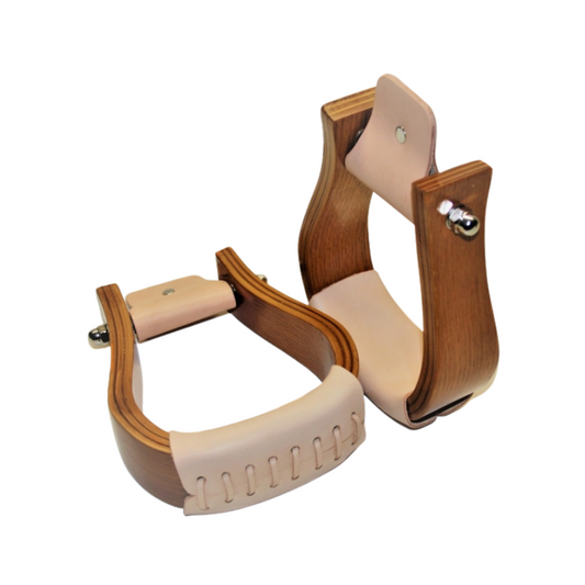 HYX Holzbügel - Standard - lackiert - Flat Bottom 1 1/2 ''