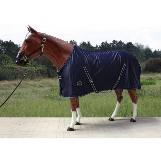 "TOP SCORE" - 4 in 1 Multifunktions Sommerdecke - Lycra & Fleece - BLAU - 74" bis 80"