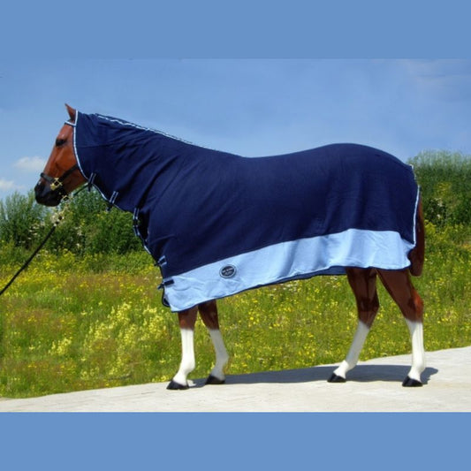 TOP SCORE Abschwitzdecke - HALSTEIL - NAVY / ROYAL - 76 & 78