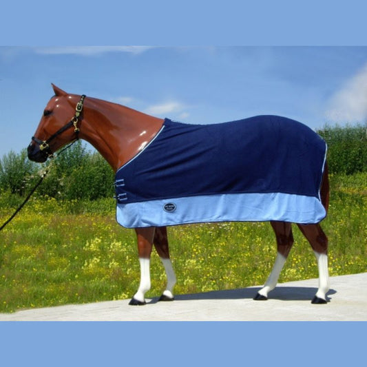 TOP SCORE Abschwitzdecke - NAVY / ROYAL - Größe 74, 76 & 78