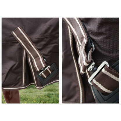 "TOUGH HORSE" - Regendecke MIT Unterdecke (100gr.) - 1680D - BRAUN - 74" bis 80"