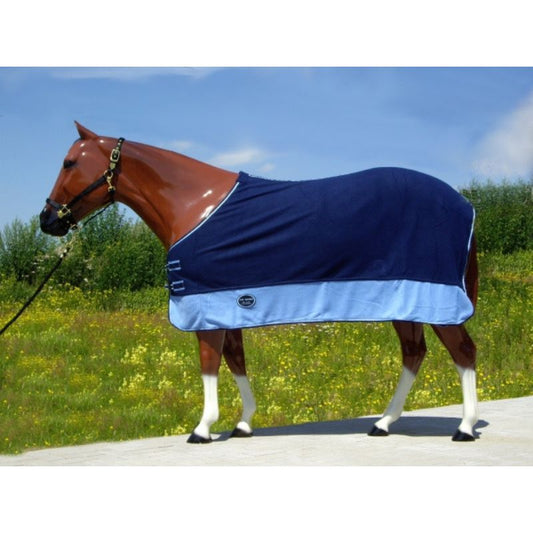 TOP SCORE  Abschwitzdecke - NAVY / ROYAL - (101-051) - Größe 74 125cm)