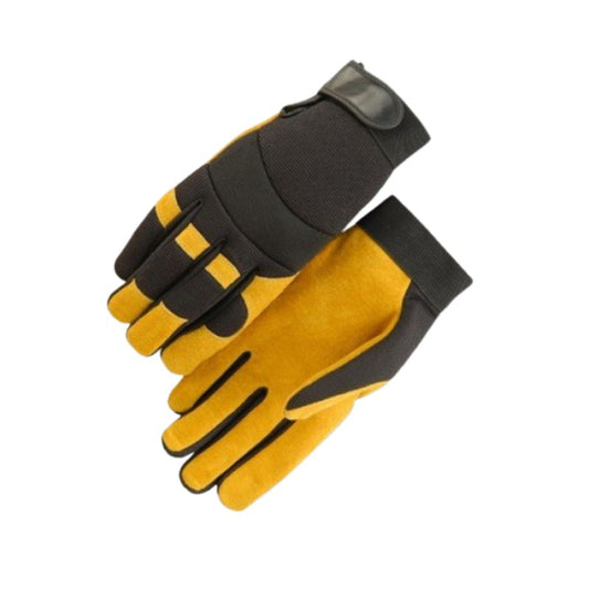 "Majestic" GOLDEN HAWK - Pigskin Leather Glove – #2130BK - Gr. XS bis L