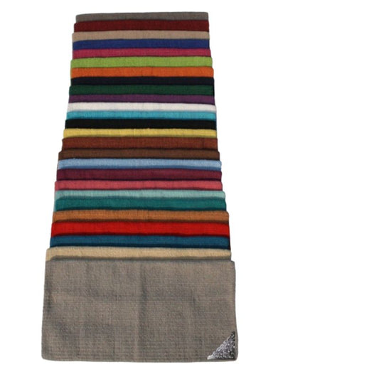 Show Blanket - EINFARBIG - 36'' x 34'' - New Zealand Wool - mit gravierten Silberecken als SET - versch. Farben zur Auswahl