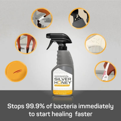 ABSORBINE - "Silver Honey" Rapid Wound Repair Spray Gel - 236ml