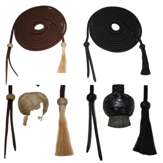 Nylon Mecate - 22ft. lang - BRAUN oder SCHWARZ