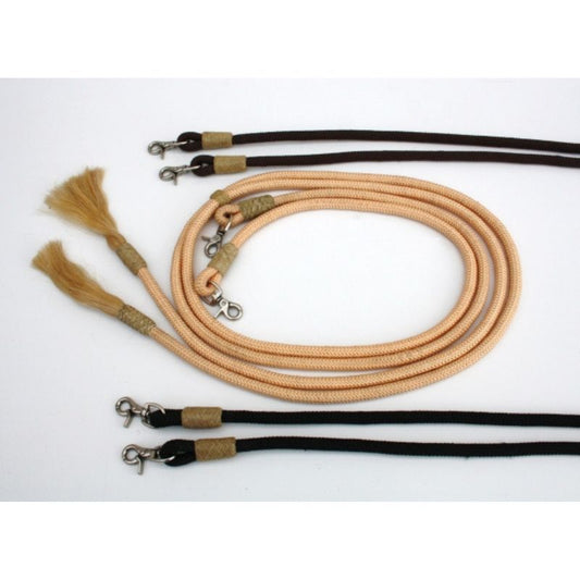 Poly Reins - mit Rawhide Braiding - 3 Farben