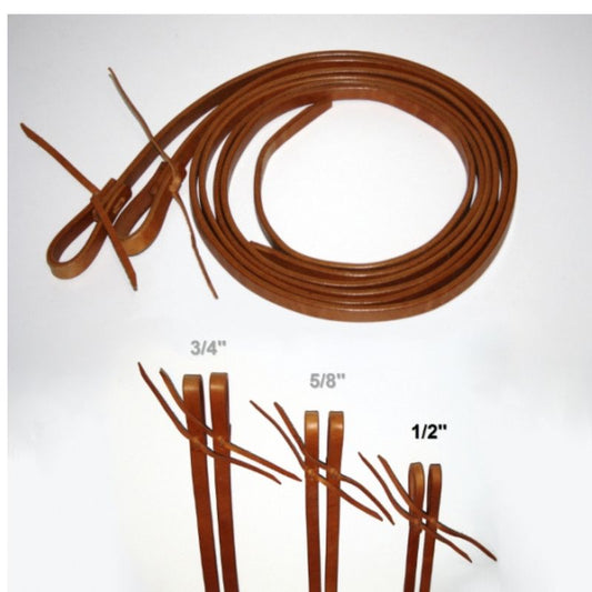 EE Tack Herman Oak Harness Leder Zügel - 1/2 '' - 13mm - ca. 8 ft. / 240cm lang