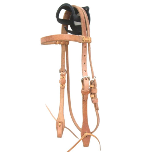 EE Tack Harness Kopfstück - Herman Oak Leather - Stirnband