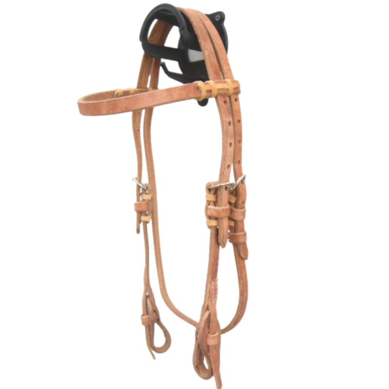 EE Tack Harness Kopfstück - Herman Oak Leather - Stirnband - Quick Change