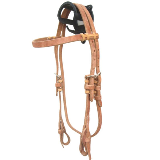 EE Tack Harness Kopfstück - Herman Oak Leather - Stirnband - Quick Change