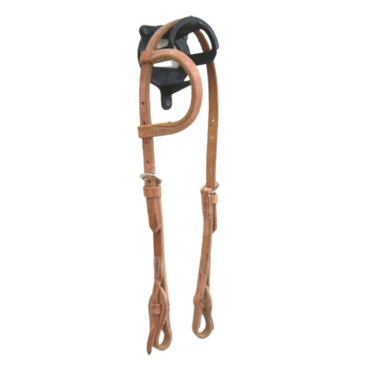 EE Tack Harness Kopfstück - Herman Oak Leather - Einohr - Quick Change