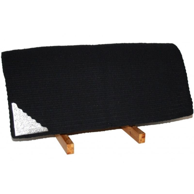 Show Blanket - EINFARBIG - 36'' x 34'' - New Zealand Wool - mit gravierten Silberecken als SET - versch. Farben zur Auswahl