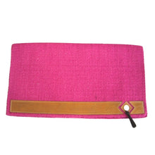 Show Blanket mit Lederbesatz & Conchos - 36 '' x 34 '' - HOT PINK