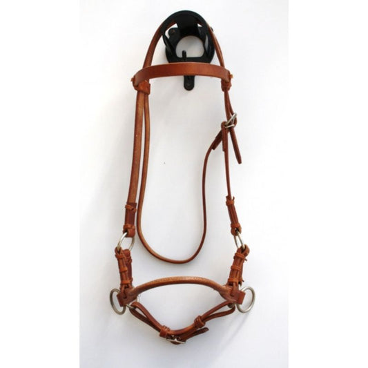 Side Pull - SINGLE LEATHER NOSEBAND - Harness Kopfstück
