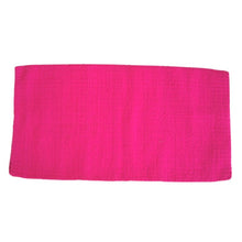 Show Blanket - EINFARBIG - 36'' x 34'' - New Zealand Wool - HOT PINK