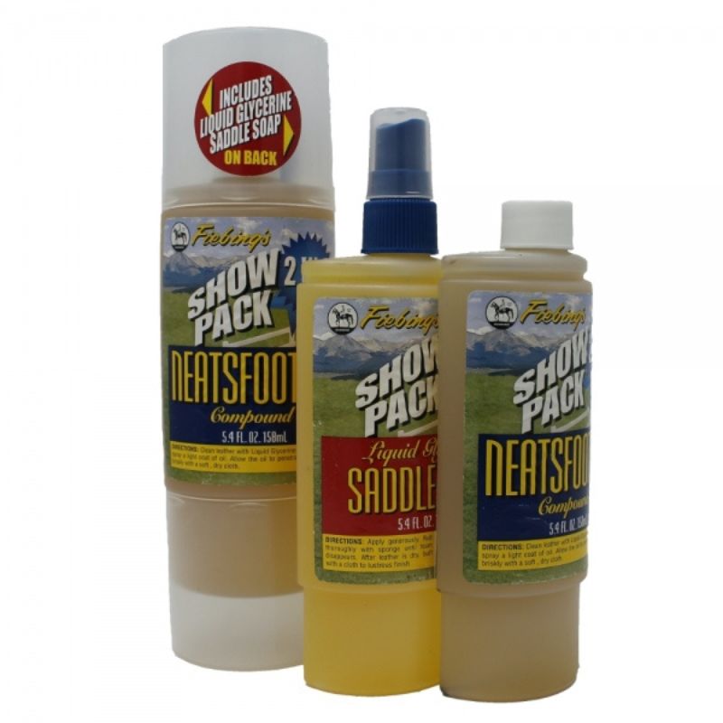 Fiebing's Leather Care Show Pack - 5.4oz each
