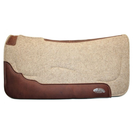 WEAVER Contoured Wool Felt GEL Pad – 31 x 32´´ – 1´´ - Wool Felt Bottom (35-9331)