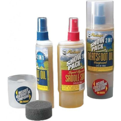 Fiebing's Leather Care Show Pack - 5.4oz each