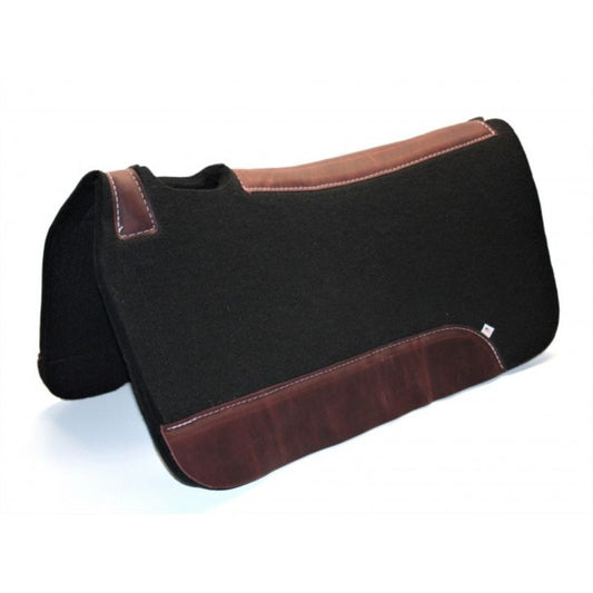 Mustang Black Felt Pad - Contoured - 32" x 32" - #1717