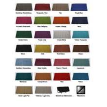 Show Blanket - EINFARBIG - 36'' x 34'' - New Zealand Wool - mit gravierten Silberecken als SET - versch. Farben zur Auswahl