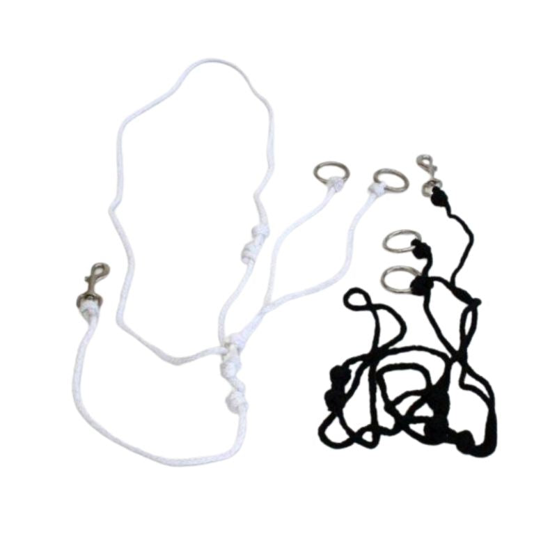 "Mustang" Running Martingal - Poly Rope - Weiss