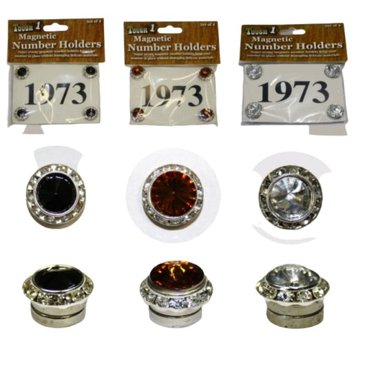 Magnetische Startnummernhalter - 4er Set