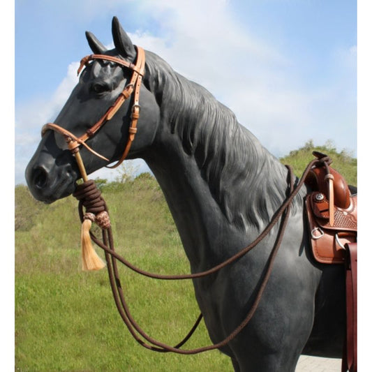 Hackamore Set - Bosal / Mecate und Kopfstück