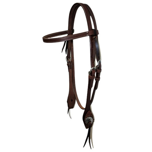 EE Tack Kopfstück mit Stirnband - Oiled - L-105