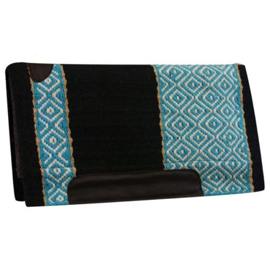 36´´ x 34´´ Show Pad - Diamond Design - #6207 - Turquoise / Black