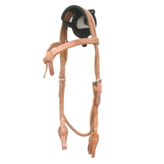 EE Tack Harness Kopfstück - Herman Oak Leather - Futurity Stirnband - Quick Change