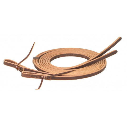 "WEAVER" Horizons Heavy Harness Split Reins – ½´´(13mm) x 8ft. - Medium Color