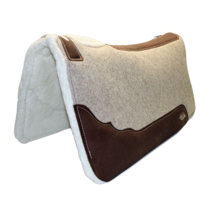 WEAVER Contoured Wool Felt Pad – Merino Fleece Liner - 32 x 32´´ – 1´´ (35-9329)
