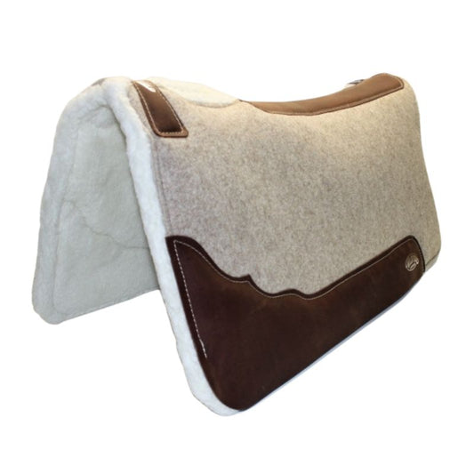WEAVER Contoured Wool Felt Pad – Merino Fleece Liner - 32 x 32´´ – 1´´ (35-9329)