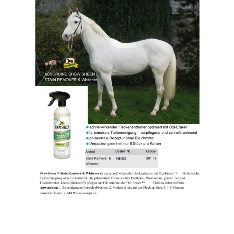 "Absorbine" Stain Remover & Whitener - tack24